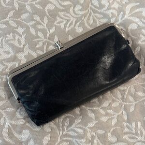 Black Leather HOBO Lauren wallet